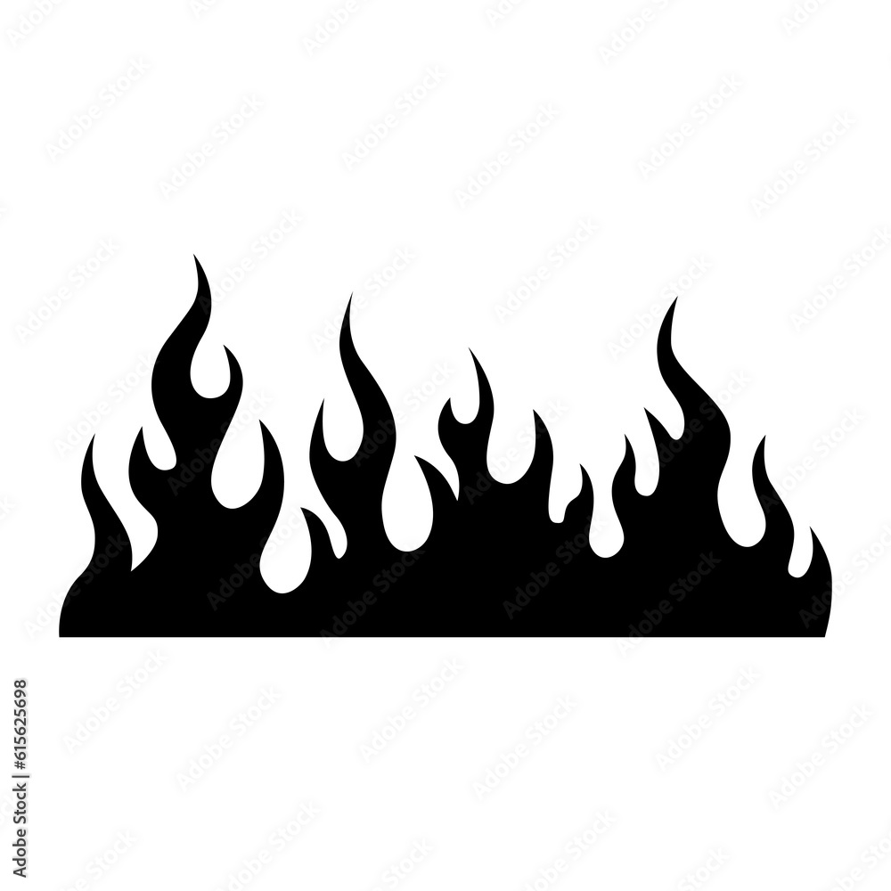 black fire and flames black fire and flames