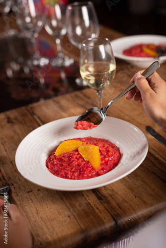 Risotto remolacha