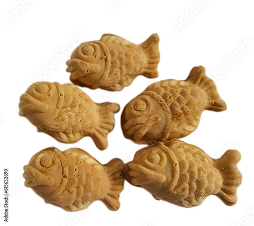 Street Food of Korea a Fish-shaped Bun (붕어빵)