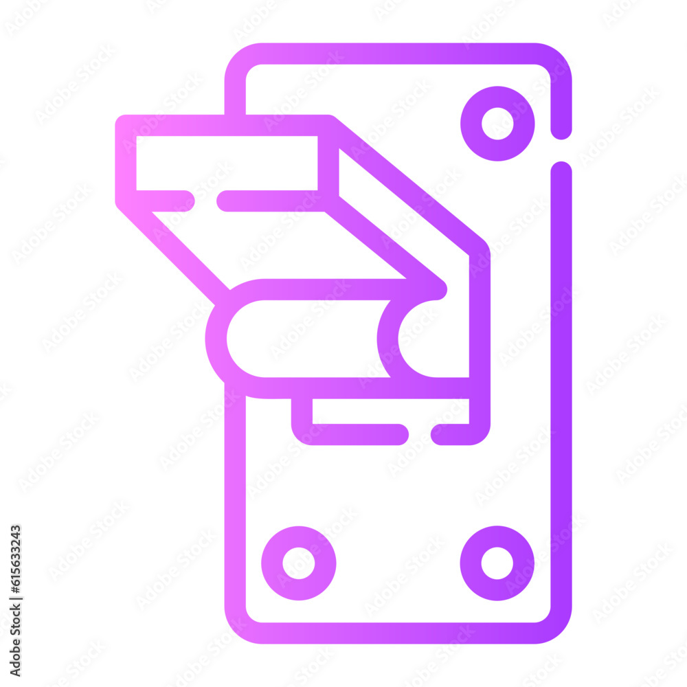 light switch Line Gradient Icon light switch Line Gradient Icon