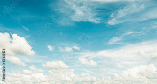 Blue sky with clouds