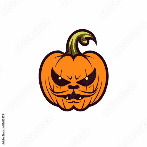 Cat Pumpkin Vector