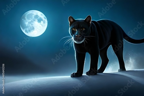 cat in the night