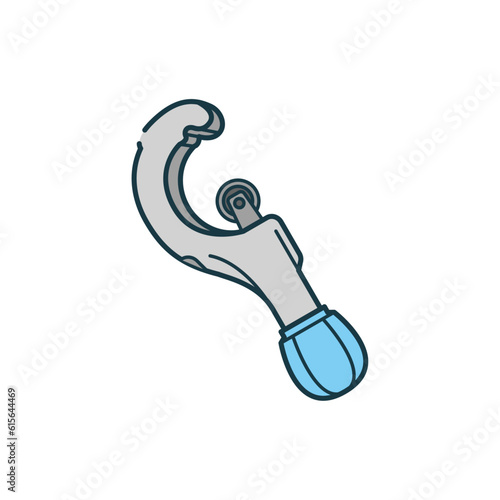 シンプルなイラスト_パイプカッターナイフ