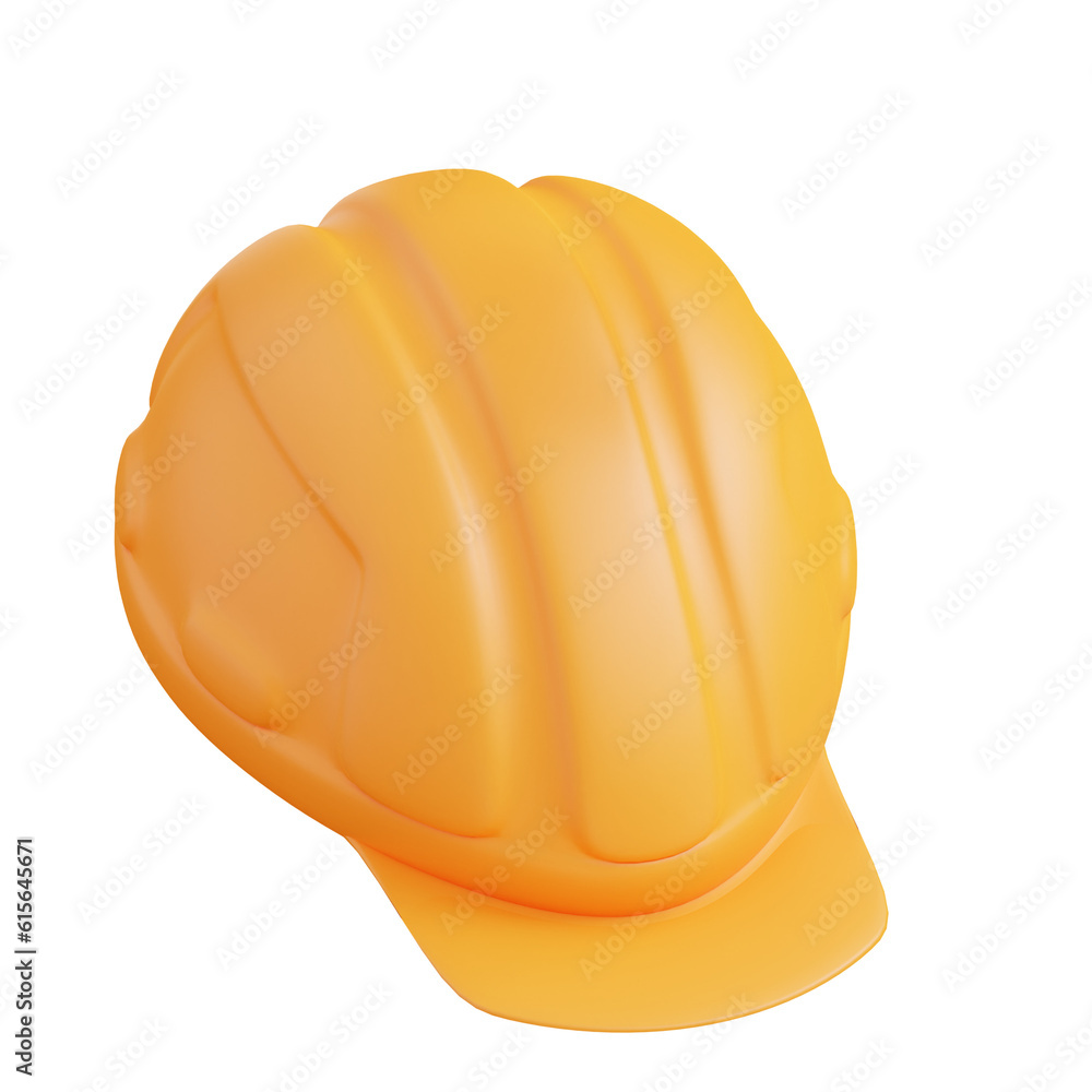 Fototapeta premium 3d illustration safety helmet 