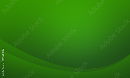 green curve lines panel with soft gradient abstract background