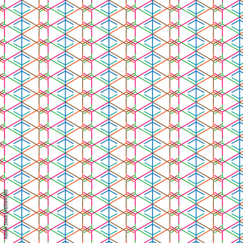 A colorful fabric pattern is a delightful expression of creativity and imagination through the clever use of color combinations. It is a visual feast that features an assortment of vivid hues.