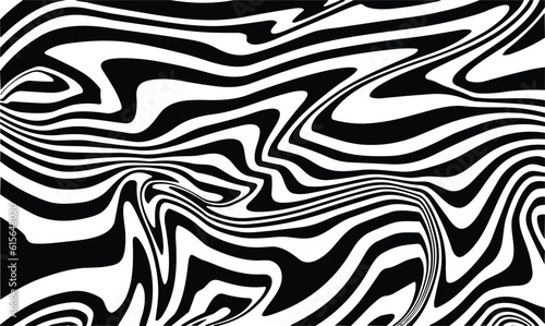 vector abstract black and white background pattern of zebra 