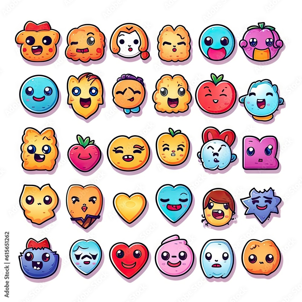 Cute icon for graphic resources generated from Ai. Cute icon for graphic resources generated from Ai.