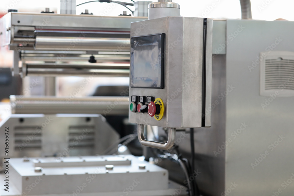 control panel of automated packing machine control panel of automated packing machine