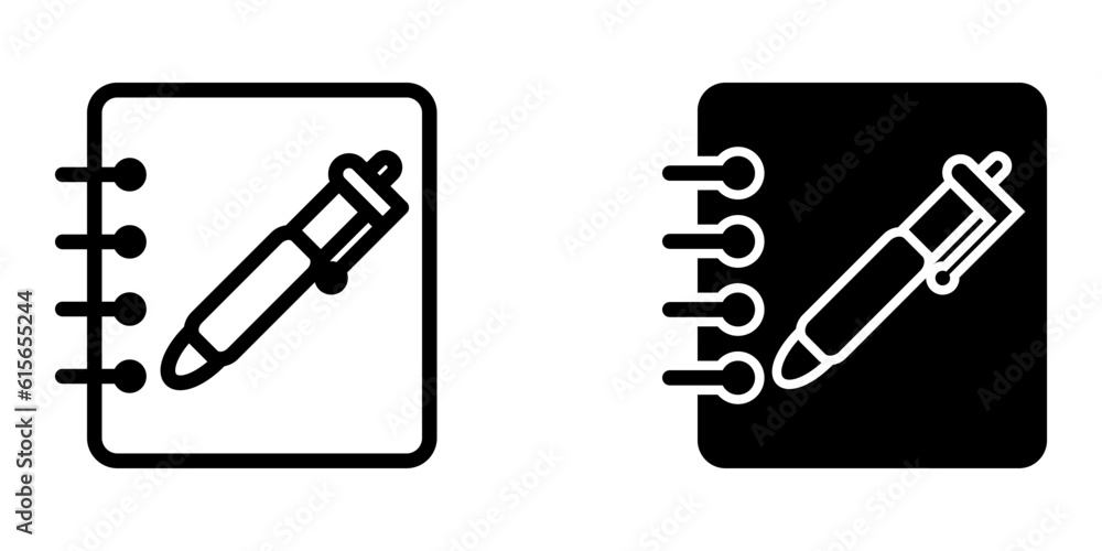 Pen icon template Pen icon template