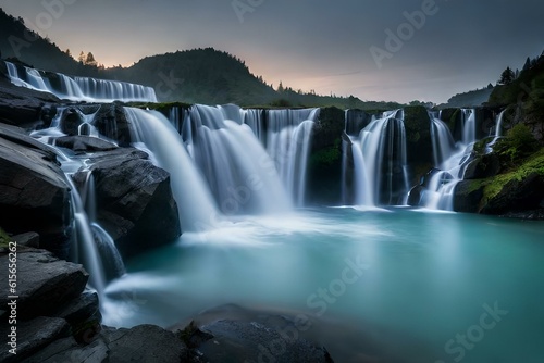 waterfall in yosemite