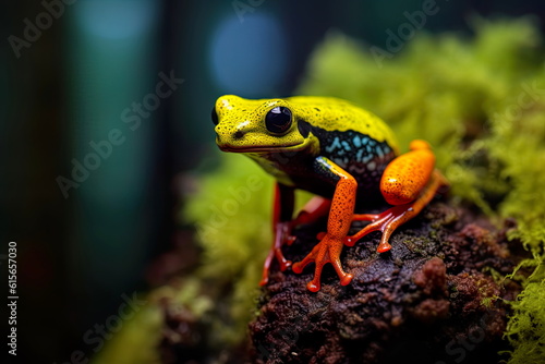 Poison Dart Frog. Generative AI