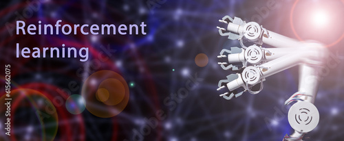 Reinforcement learning a type of machine learning where an agent learns to make decisions by interacting with an environment. photo