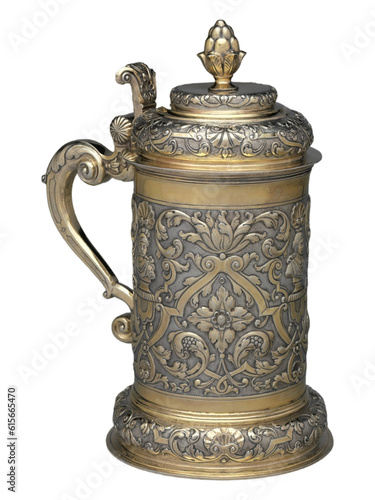 Εκτύπωση καμβά antique, vintage beer mug, tankard