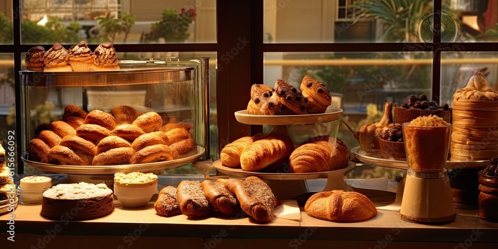 Pastries Display - AI Generated