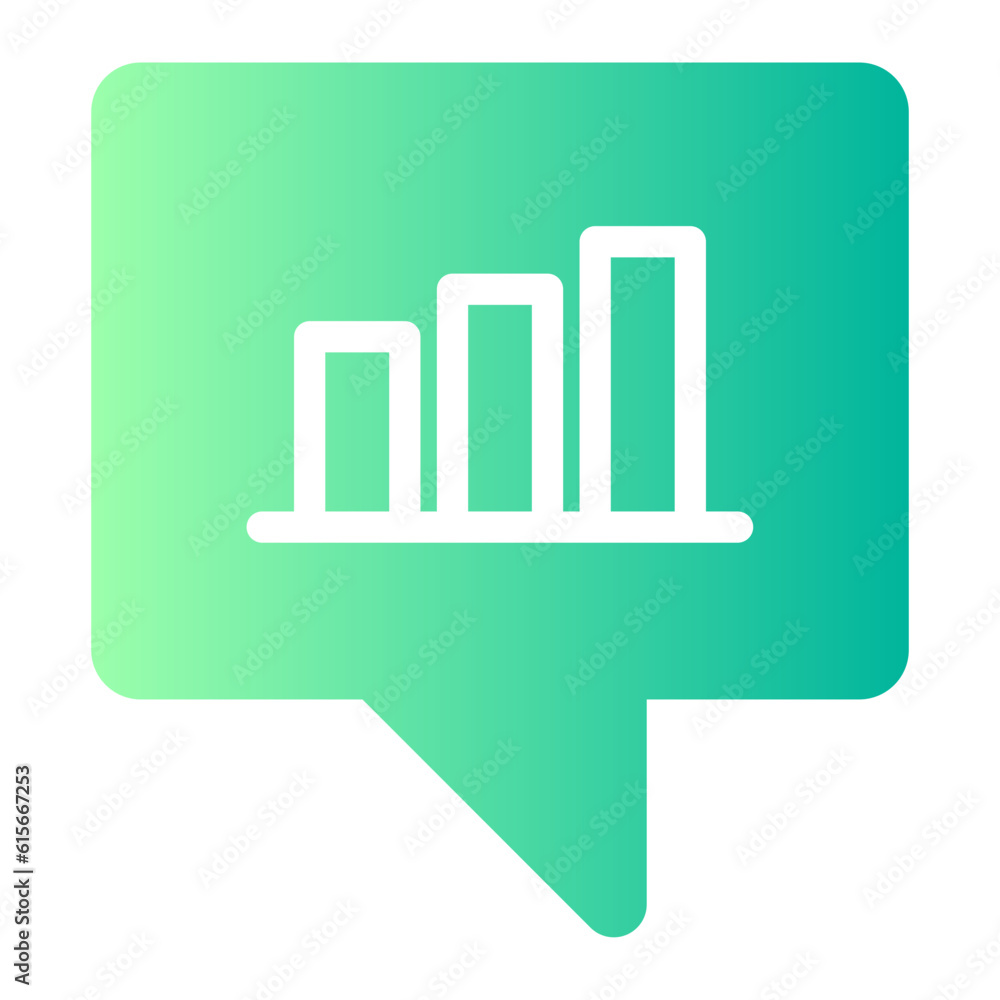 speech bubble gradient icon speech bubble gradient icon