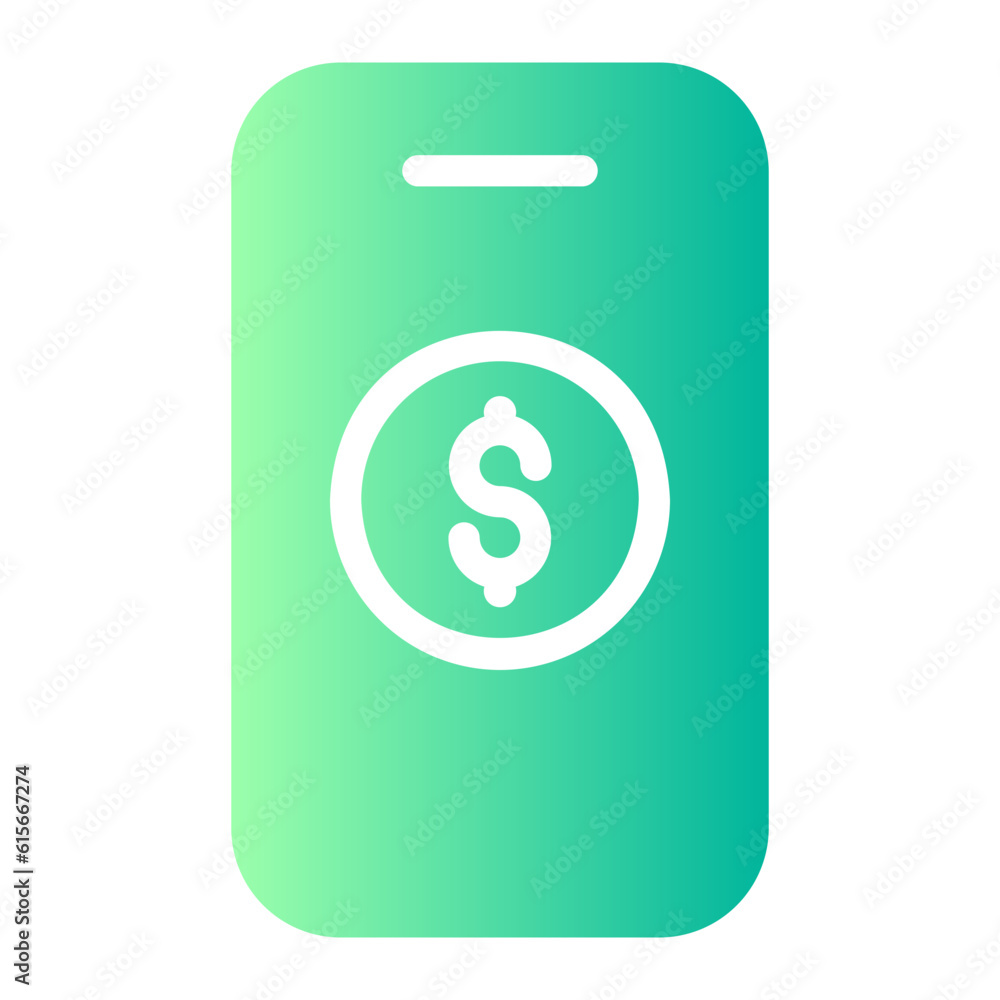 smartphone gradient icon smartphone gradient icon