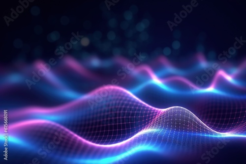 abstract, futuristic, background, gold, pink, blue, glowing, neon, moving, high speed, wave lines, bokeh lights, data transfer, concept, fantastic, wallpaper, design, technology, digital, motion, dyna