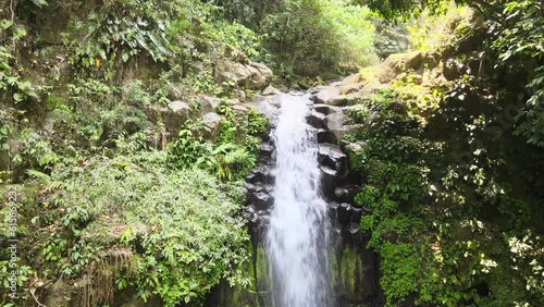 small waterfall in the benito juarez ecological reserve in los tuxtlas photo