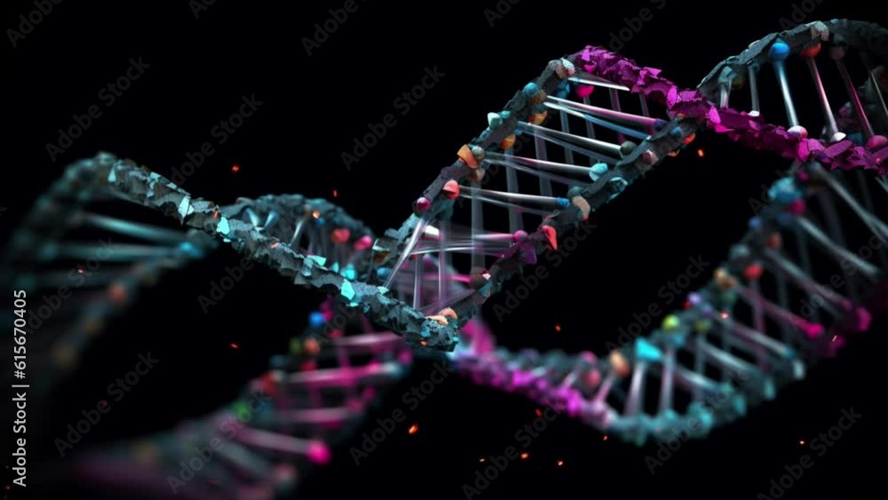 Immerse in the marvel of genetics with this vibrant 3D rendering of a DNA structure. An excellent asset for education, healthcare, or biotech themes, reworked generative AI Immerse in the marvel of genetics with this vibrant 3D rendering of a DNA structure. An excellent asset for education, healthcare, or biotech themes, reworked generative AI