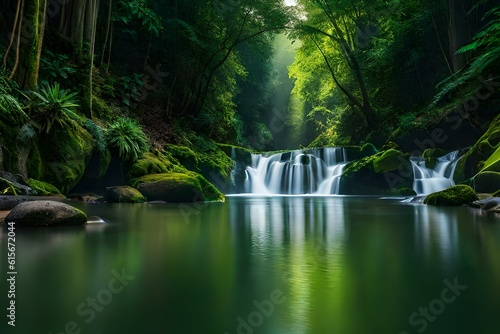waterfall in the forest © CREAM 2.0