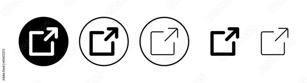 Link icons set. Link vector icon. External link symbol vector icon. Hyperlink symbol Link icons set. Link vector icon. External link symbol vector icon. Hyperlink symbol