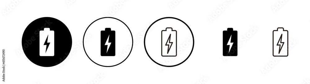Battery icons set. Battery vector icon Battery icons set. Battery vector icon