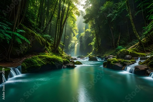 waterfall in jungle © CREAM 2.0
