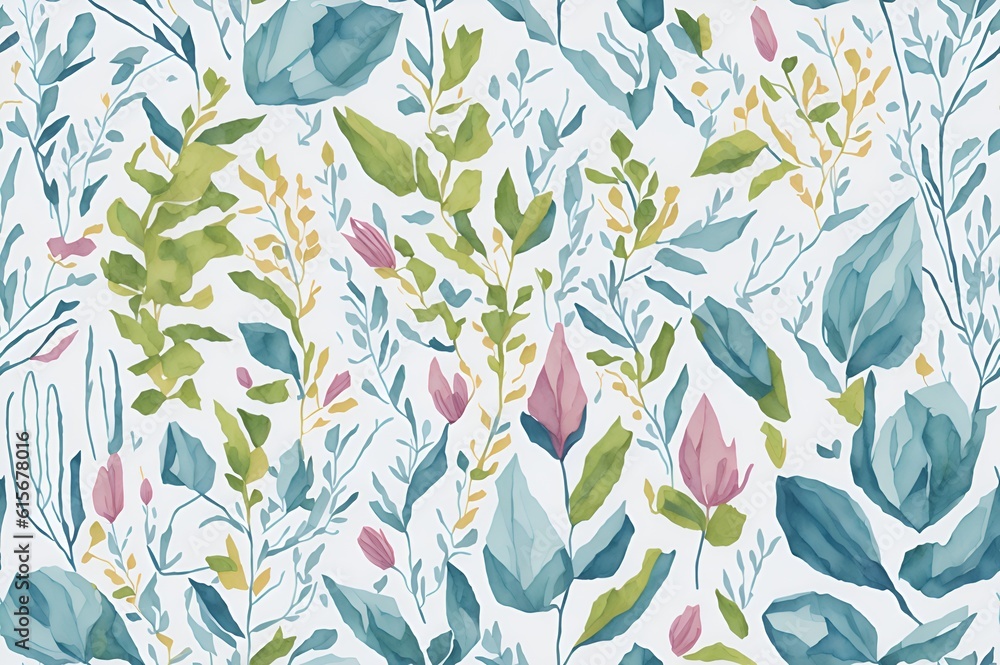 seamless floral pattern. bacground made with flowers.