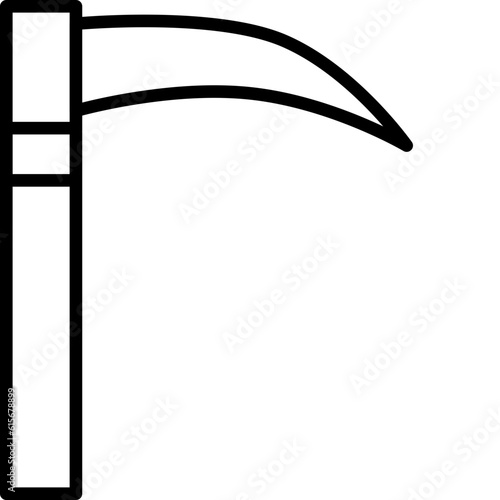 illustration of a scythe