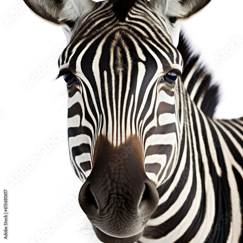 Closeup of a Zebra s  Equus quagga  face