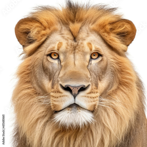Closeup of a Lion s  Panthera leo  face
