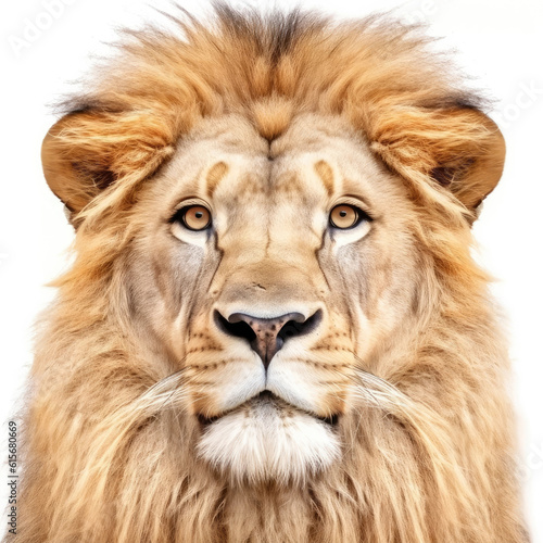 Closeup of a Lion s  Panthera leo  face