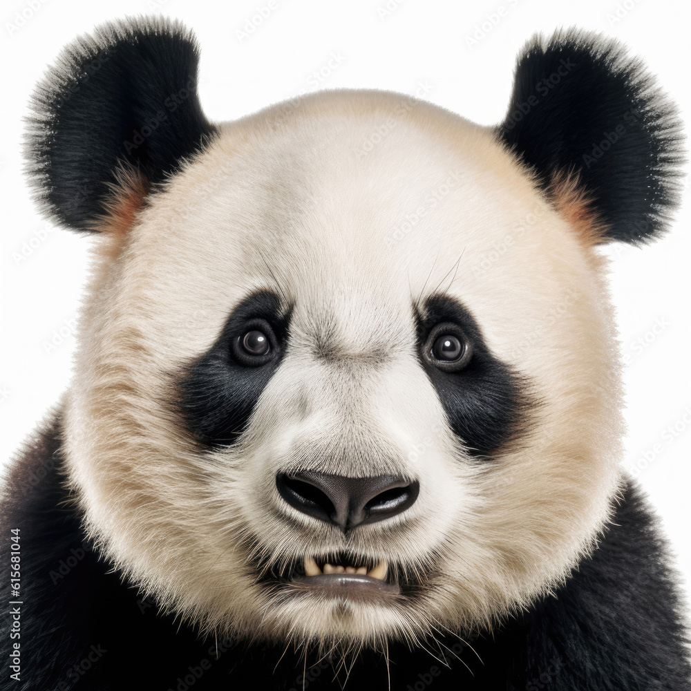 Fototapeta premium Closeup of a Giant Panda's (Ailuropoda melanoleuca) face