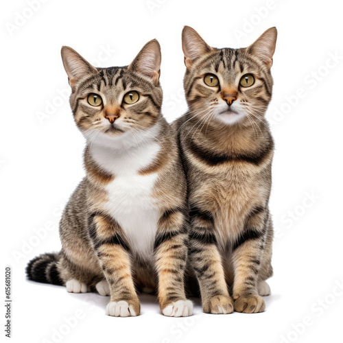 Domestic Cats (Felis catus) in a lovable pose