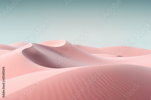 pink sand desert