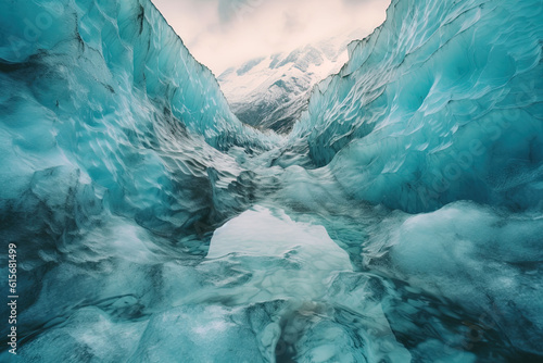 
ice in the polar regions