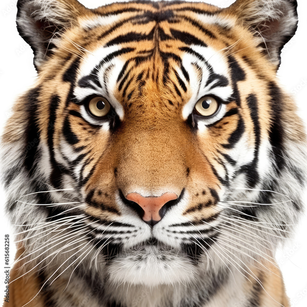 Closeup of a Bengal Tiger's (Panthera tigris tigris) face Closeup of a Bengal Tiger's (Panthera tigris tigris) face
