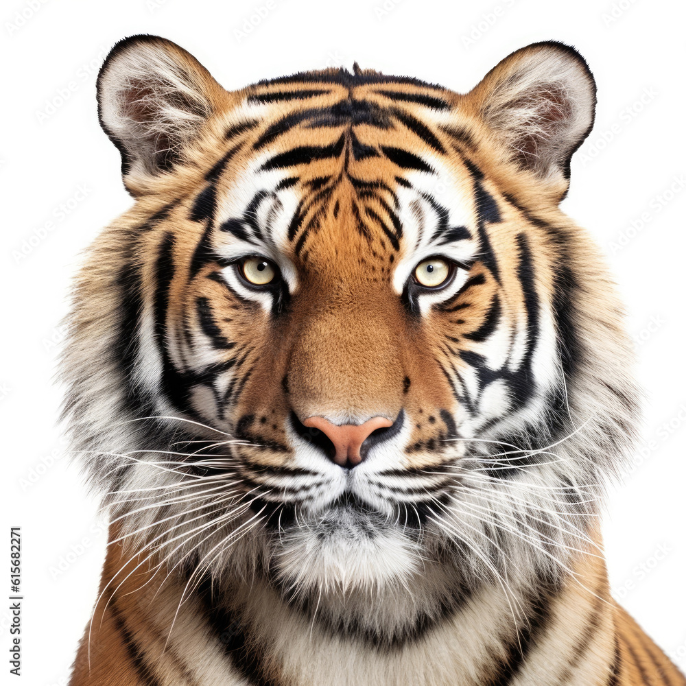 Closeup of a Bengal Tiger's (Panthera tigris tigris) face Closeup of a Bengal Tiger's (Panthera tigris tigris) face