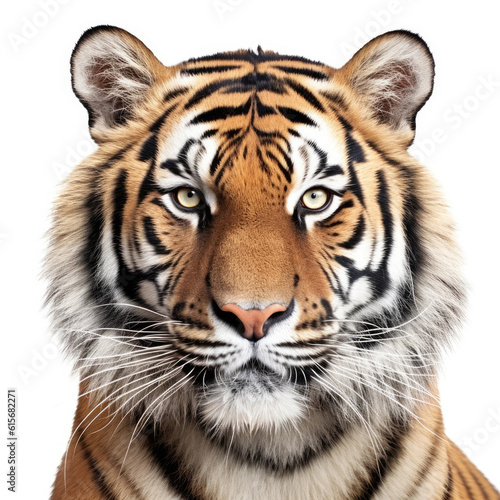 Closeup of a Bengal Tiger s  Panthera tigris tigris  face