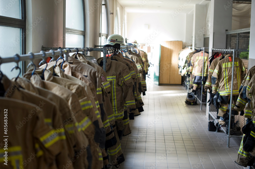 Obraz premium PBI protective clothing of the Berlin Fire Department