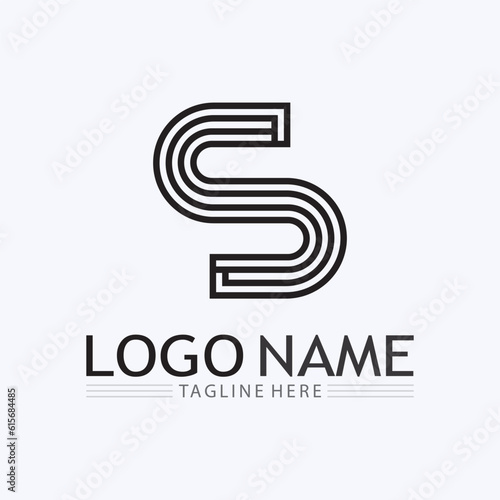 Business corporate S letter logo