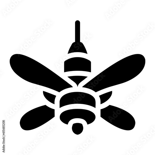 ceiling fan Solid icon