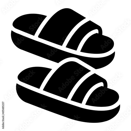 slippers Solid icon