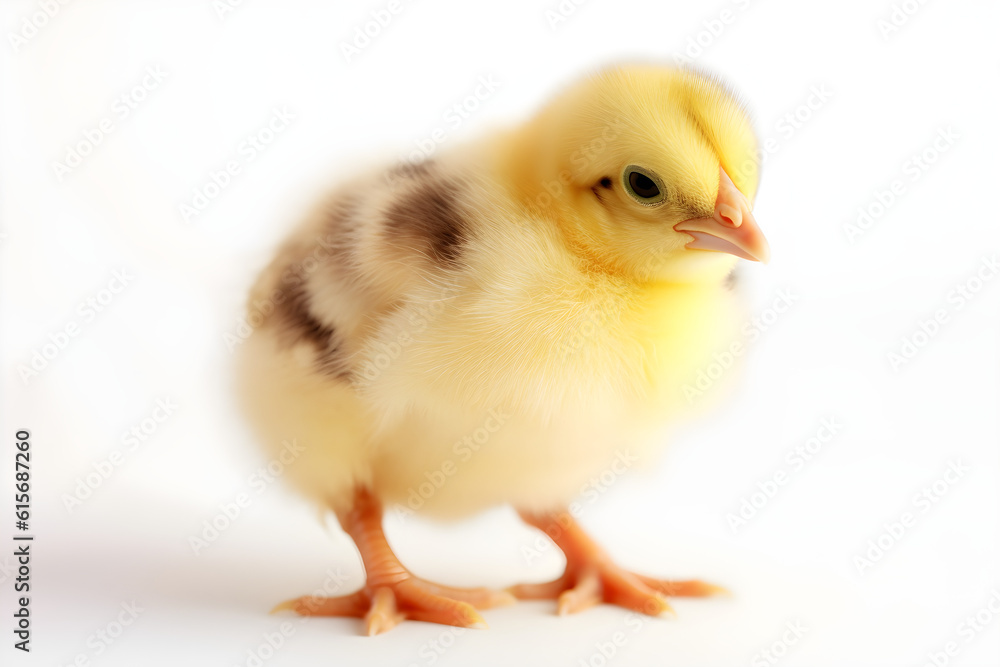 Fototapeta premium baby chicken isolated on white