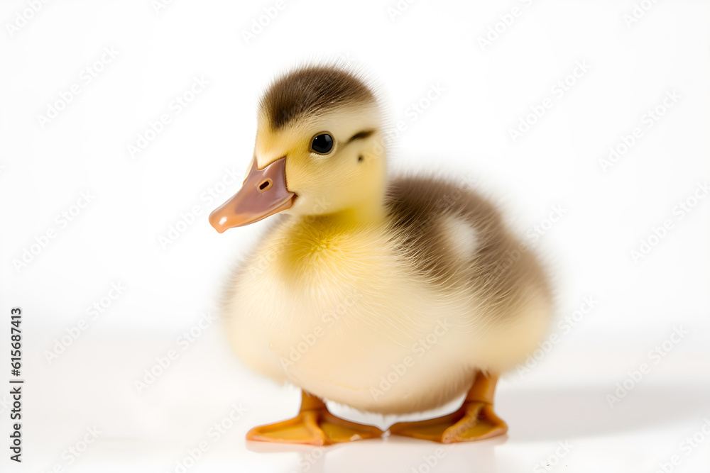 duckling isolated on white