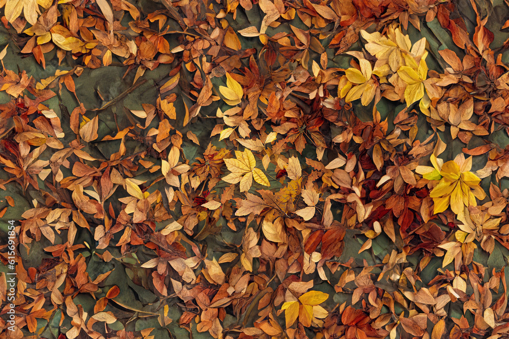 Yellow leaves fall from trees, close-up. Background lining for text Yellow leaves fall from trees, close-up. Background lining for text