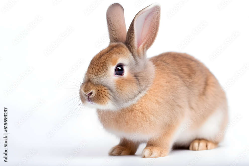 rabbit isolated on white