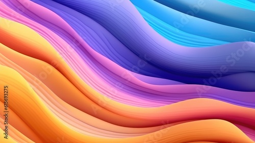 The wallpaper design is abstract and colorful. (Illustration, Generative AI)
